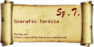 Szerafin Terézia névjegykártya